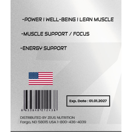 Tongkat Ali Testo Jack 500 Zeus Nutrition 60 Kapsül